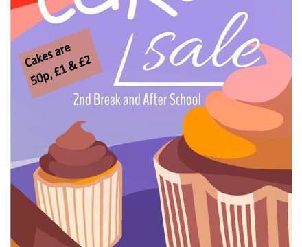 Lottie cake sale poster 1