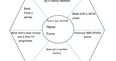 Spring Term Book Bingo